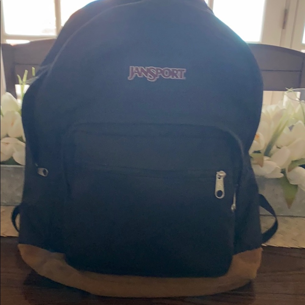 Jansport backpack new! Black jansport backpack!